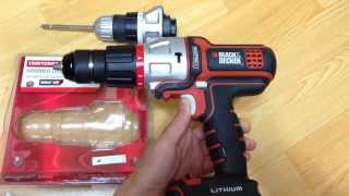 Black amp Decker 20V Mattix Drill with Craftsman Bolton Attachments [upl. by Lede]