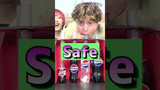 Pepsi with Mentos 😱🤯😲trending viral shorts shortsfeed viralshort trendingshorts games [upl. by Eibbil494]