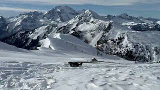 Snowkite al Passo Giau [upl. by Victorine337]