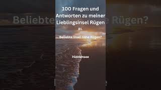 Rügen Entdecken 100 Fakten in jeweils 6 Sekunden 🌊🇩🇪quot 81 [upl. by Oniotna665]