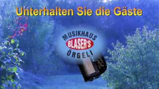 Videofilm Werbefilm Blasers selbstspielende Fake Musikinstrumente Show Harmonika Fun [upl. by Zarah]