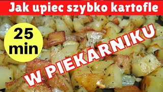 🥔🥔 Kartofle upieczone w piekarniku w 25 minut  do mięsa na obiad z czosnkiem i rozmarynem [upl. by Ferde]