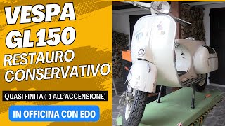 Vespa GL150  montaggio ultimi pezzi [upl. by Adanar]