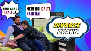 Divorce Prank On Wife  Prank Gone Wrong [upl. by Johnstone]