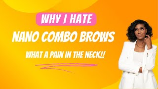 Nano Brow Combo  I Hate Them 🫣 [upl. by Leggett]