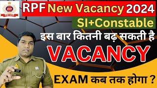 RPF New Recruitment 2024  RPF Constable amp SI Exam Date 2024  RPF Constable amp SI Post Increase 2024 [upl. by Llenra337]