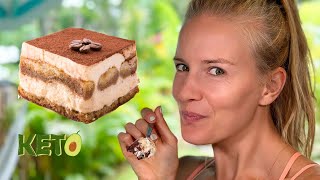 KETO KOKOS TIRAMISU Low Carb Rezept Schnell amp Einfach [upl. by Acimahs203]