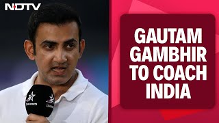 Gautam Gambhir  quotMy Goal Isquot Gautam Gambhirs First Reaction After Being Named India Head Coach [upl. by Atima]