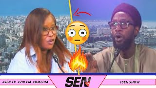 « Meno ma tekelé ak gnom » Quand Fadel Barro sénerve en direct et recadre Fatou Abdou Ndiaye [upl. by Gardel]