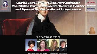 Colleen Sheehan  Charles Carroll of Carrollton MD State Constitution Framer Cont Congress Member [upl. by Grazia]