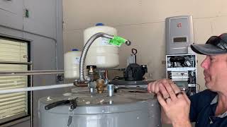 Rheem water heater anode rod removal [upl. by Merle]