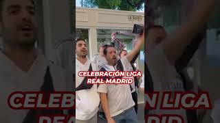 REAL MADRID CAMPEÓN  AFICIONADOS quotXAVI QUÉDATEquot  Fiesta en MADRID [upl. by Hamer]