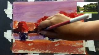 A Pastel Mini Lesson  The Underpainting step by step painting demonstration with Christa Forrest [upl. by Angelle]