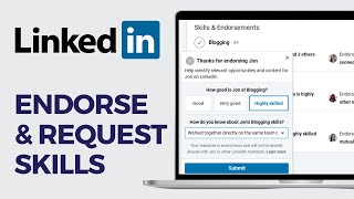 How to Endorse Skills on LinkedIn  Enable amp Request LinkedIn Endorsements [upl. by Arriaet]