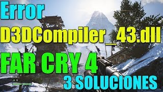 Error D3DCompiler43dll FARCRY 4 en Windows 1087 I 3 SOLUCIONES 2024 [upl. by Harv]