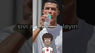 Cristiano Ronaldonun Sabah Rutini ⚽️👀 futbol football cr7 ronaldo cr7fans shorts [upl. by Ariella309]