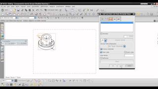 Siemens NX  Drafting  Half Pictorial View [upl. by Lisle]