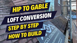 Hip To Gable Loft Conversion Step by Step [upl. by Zipnick]