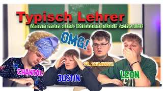 Typisch Lehrer wenn man eine Klassenarbeit schreibt Tobiifh [upl. by Pals523]