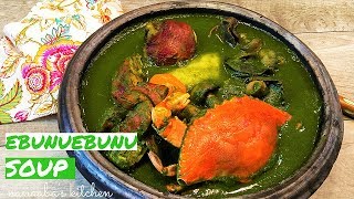 How to make the best Ebunu Ebunu Cocoyam leaves Kontomire Soup✔ [upl. by Aiza]