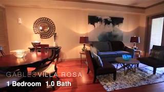 Gables Villa Rosa 1 Bedroom Walkthrough [upl. by Anatolio]