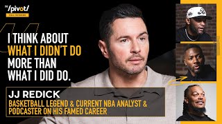 JJ Redick on storied life NBA Finals prediction teaming up w Lebron amp next head coach The Pivot [upl. by Nauwaj]