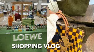 Shopping Vlog LV Gucci Balenciaga LOEWE Bath and Works Diptyque  Bday Ed [upl. by Vento]