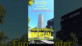 europacenter europacenterberlin tauentzienstraße breidscheidplatz sightseeing saturn Berlin [upl. by Cynthy376]