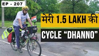 Meet Cycle Babas World Travel BicyclequotDhannoquot  Ep 207 [upl. by Aynwat415]