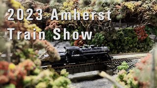 2023 Amherst Train Show  West Springfield Mass [upl. by Armalda]