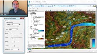 HECRAS Basics Part 2 of 8 Creating a 1D geometry file in RAS Mapper [upl. by Yelhak81]