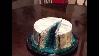 Geode cake time lapse [upl. by Dardani]