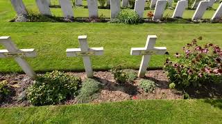 Meteren WW1 CWGC Military Cemetery France [upl. by Eerac]