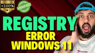 Registry Error Windows 11 [upl. by Lodnar259]