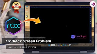 How to fix black screen or black glitch in Nox App Player New Method 2024 [upl. by Mathilda593]