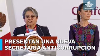 Función Pública será Secretaría Anticorrupción y de Buen Gobierno Conferencia presidenta Sheinbaum [upl. by Wenona]