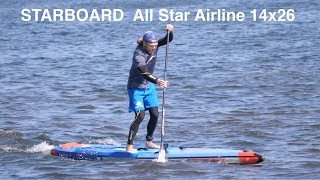 SUP Raceboard TEST 2019  STARBOARD All Star Airline 14x26 [upl. by Maker]