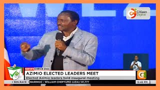 Kalonzo Musyokas speech at the Azimio elected leaders meeting [upl. by Sik610]