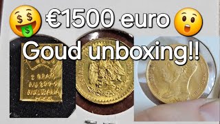 €1500 euro goud unboxing😲🔥 [upl. by Jena584]