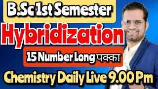 Hybridization bedkdian bsc1stsemester freeonlineclasses [upl. by Freed]