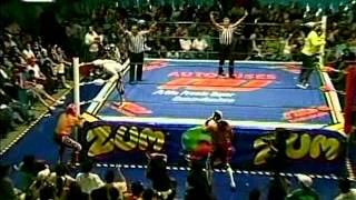 CMLL Místico Volador Jr La Sombra vs Último Guerrero Atlantis Rey Bucanero 20090511 [upl. by Moynahan805]