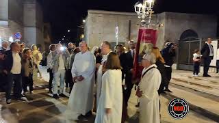 Marcia Mosè Banda di Lizzano 121024 Carosino Uscita Processione di San Biagio [upl. by Kelton]