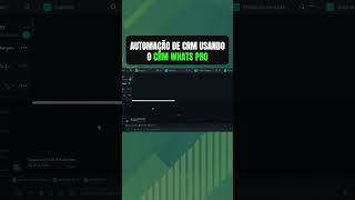 Automação de CRM no Whatsapp Web Simples e Rápido [upl. by Stedman]