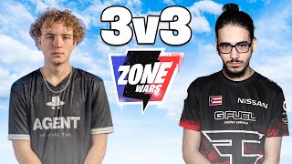 Reet vs Sway 3v3 Zone Wars [upl. by Ahter]