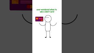 When to use credit VS debit cards lifehacks financetips [upl. by Vere]