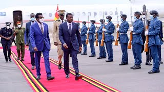 Museveni welcomes Togo President HE Faure Essozimna Gnassingbé Eyadéma to Uganda for official visit [upl. by Nythsa]