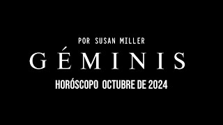 Horóscopo De Géminis Para Octubre De 2024 SUSAN MILLER traducido en español [upl. by Thetos]