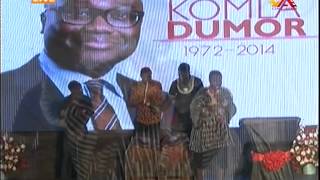 Nana Asases Poem at Multimedia Remembers Komla Dumor [upl. by Nilekcaj349]