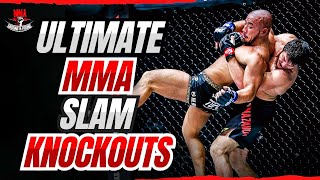 Ultimate MMA Slam Knockouts [upl. by Euqirrne910]