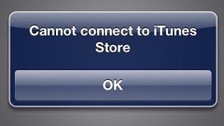 cannot connect to itunes store and cannot sign in with itunes store 💯fix ios 56 [upl. by Nedyaj503]